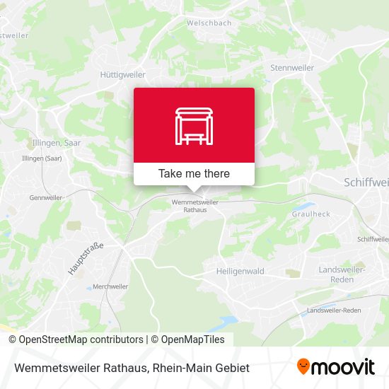 Карта Wemmetsweiler Rathaus
