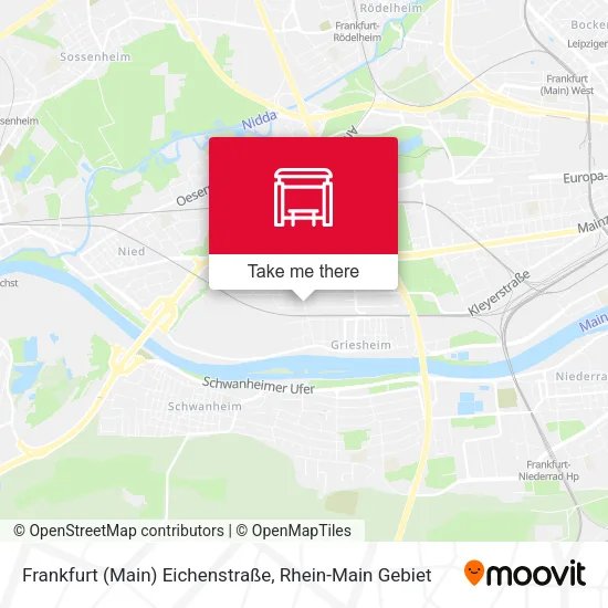 Frankfurt (Main) Eichenstraße map