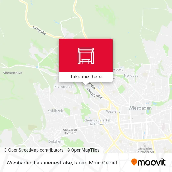 Карта Wiesbaden Fasaneriestraße
