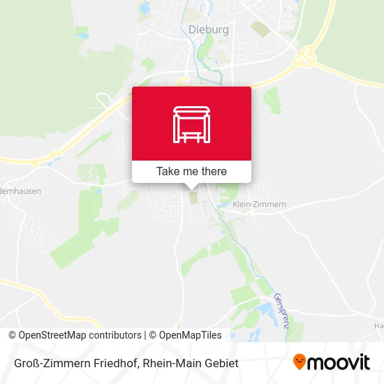 Groß-Zimmern Friedhof map