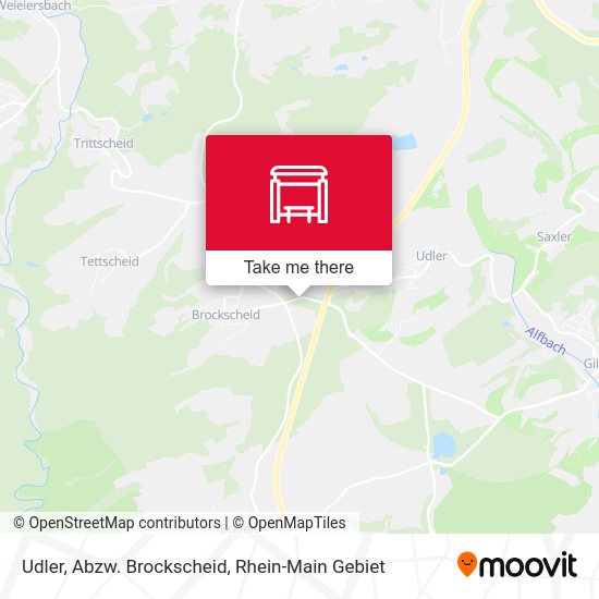 Карта Udler, Abzw. Brockscheid