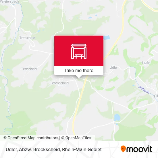 Карта Udler, Abzw. Brockscheid