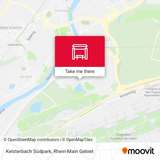 Карта Kelsterbach Südpark