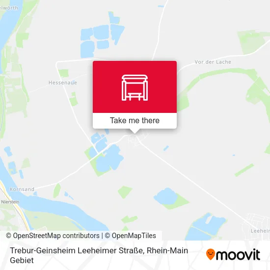 Карта Trebur-Geinsheim Leeheimer Straße
