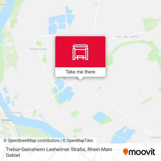 Карта Trebur-Geinsheim Leeheimer Straße