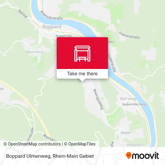 Карта Boppard Ulmenweg