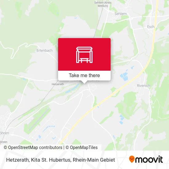 Карта Hetzerath, Kita St. Hubertus