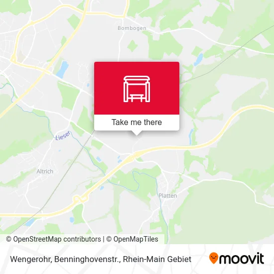 Карта Wengerohr, Benninghovenstr.