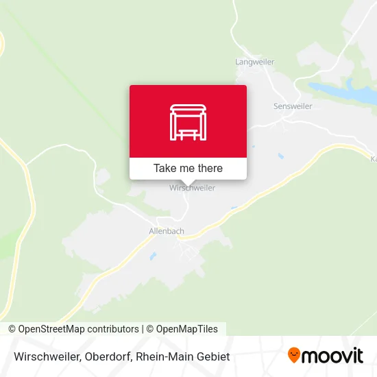 Карта Wirschweiler, Oberdorf