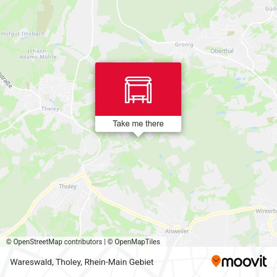 Карта Wareswald, Tholey