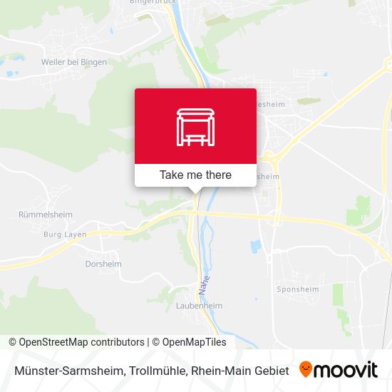 Карта Münster-Sarmsheim, Trollmühle