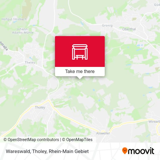 Карта Wareswald, Tholey
