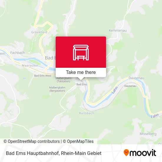 Карта Bad Ems Hauptbahnhof