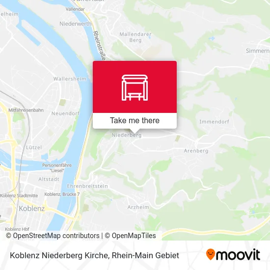 Карта Koblenz Niederberg Kirche