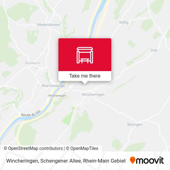 Карта Wincheringen, Schengener Allee
