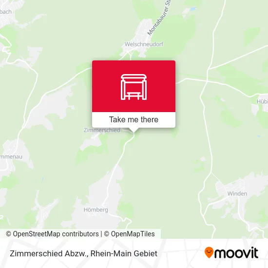Карта Zimmerschied Abzw.