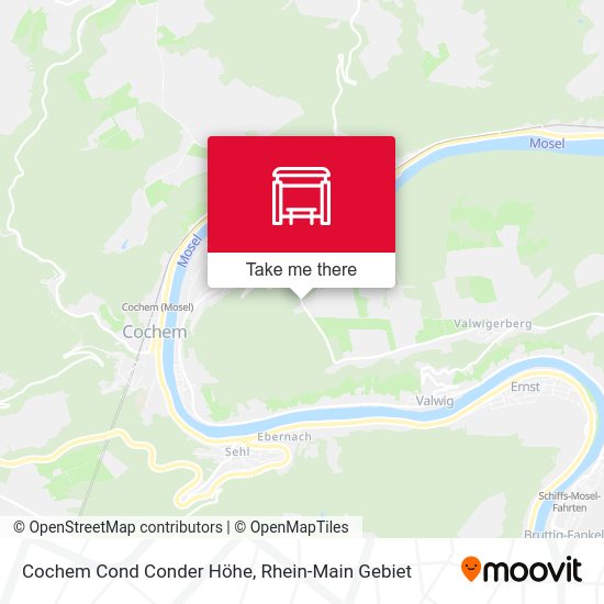 Карта Cochem Cond Conder Höhe