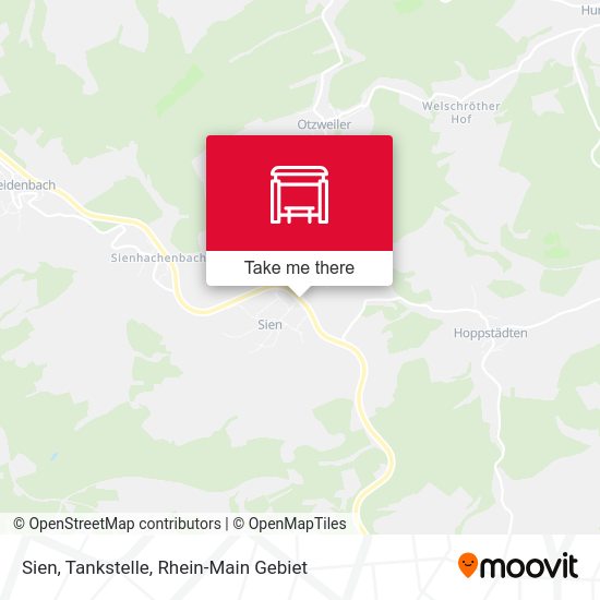 Карта Sien, Tankstelle