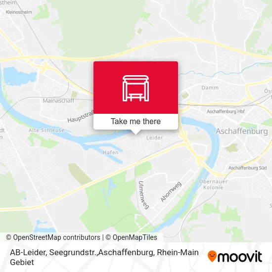 Карта AB-Leider, Seegrundstr.,Aschaffenburg