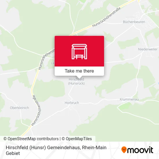 Карта Hirschfeld (Hunsr) Gemeindehaus