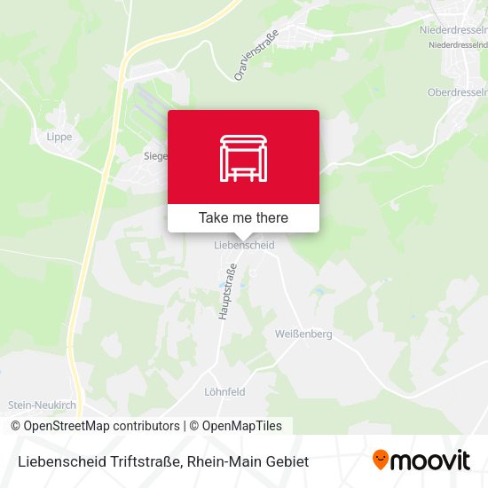 Карта Liebenscheid Triftstraße