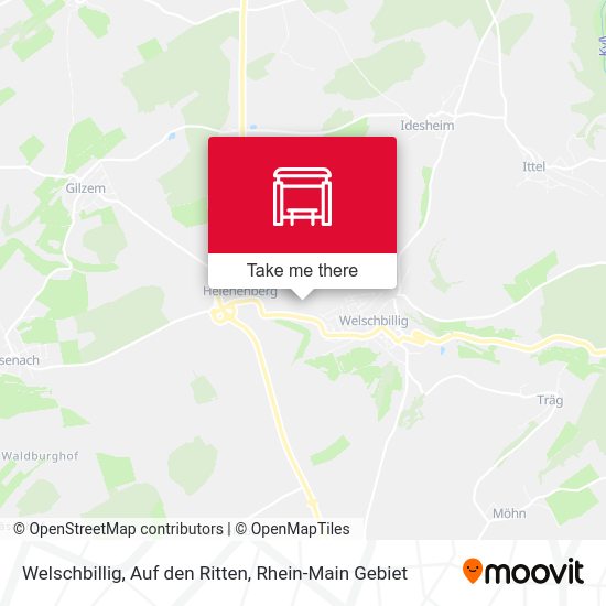 Карта Welschbillig, Auf den Ritten