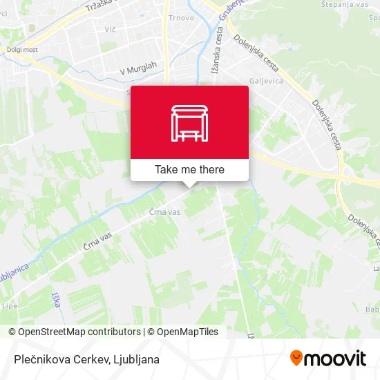 Plečnikova Cerkev map
