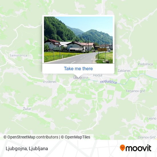 Ljubgojna map