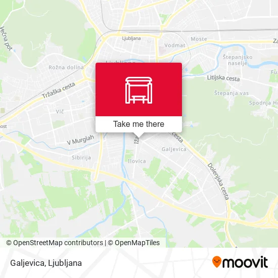 Galjevica map