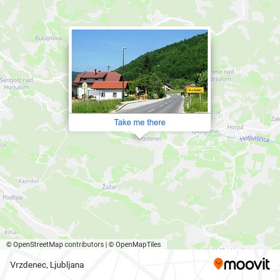 Vrzdenec map