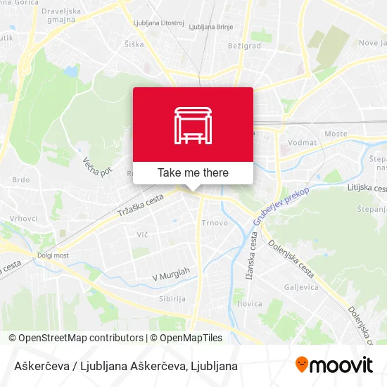 Aškerčeva / Ljubljana Aškerčeva map