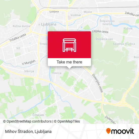 Mihov Štradon map