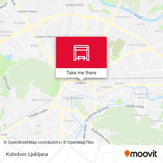 Kolodvor map