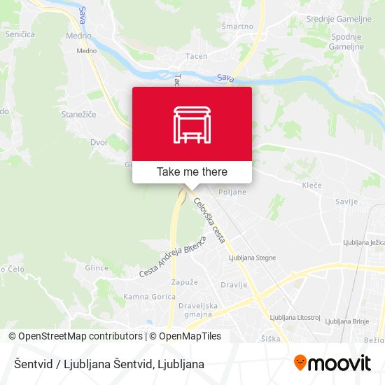Šentvid / Ljubljana Šentvid map