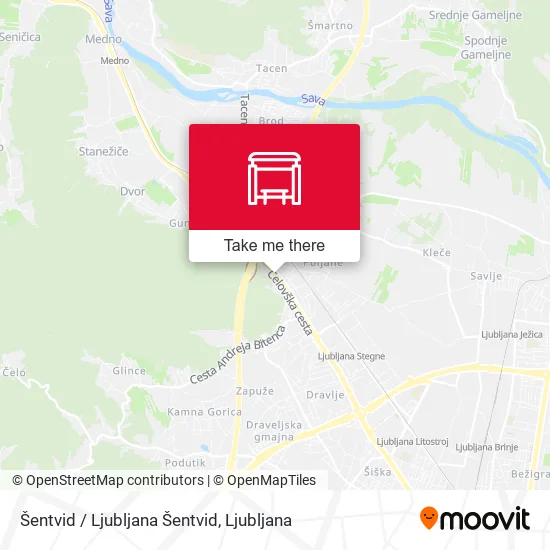 Šentvid / Ljubljana Šentvid map