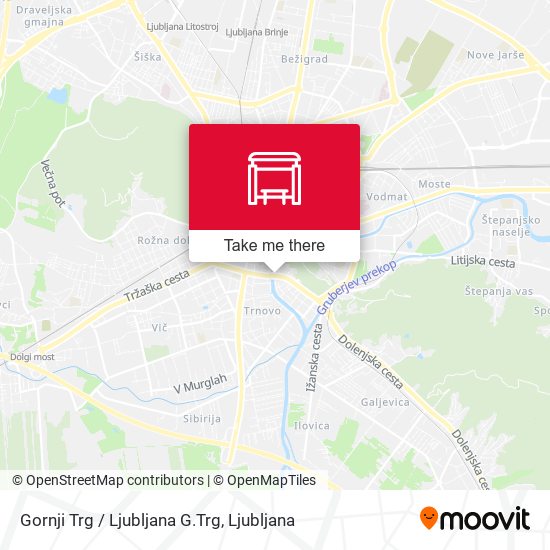Gornji Trg / Ljubljana G.Trg map