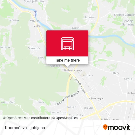 Kosmačeva map