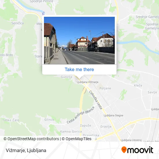 Vižmarje map