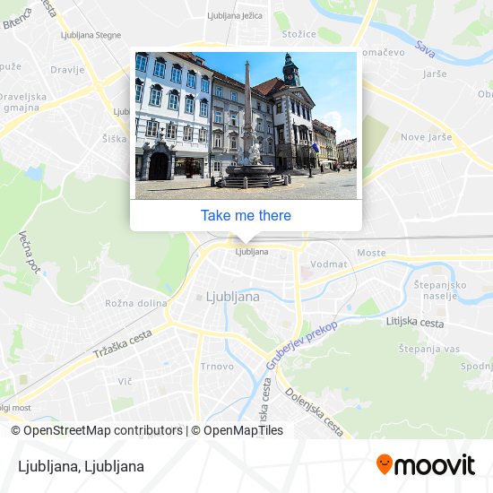 Ljubljana map