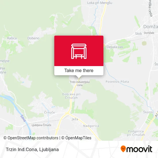 Trzin Ind.Cona map