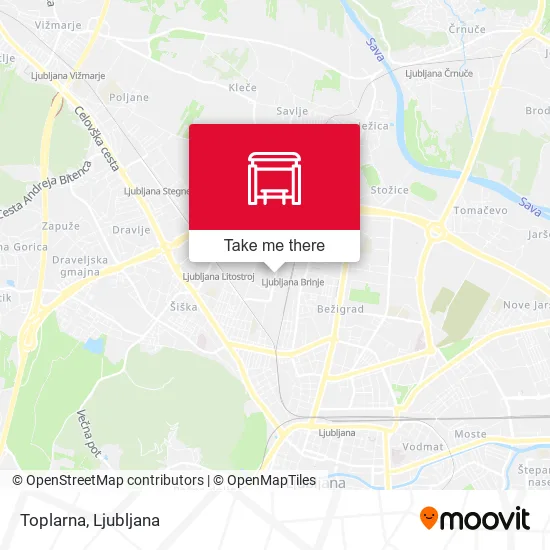 Toplarna map