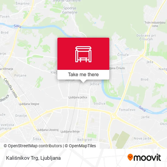 Kališnikov Trg map