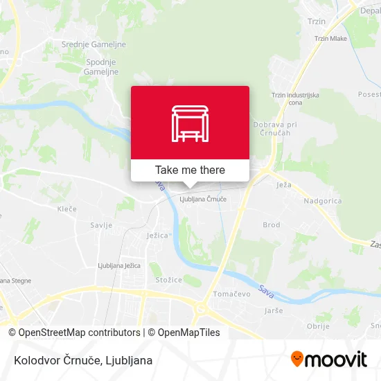 Kolodvor Črnuče map