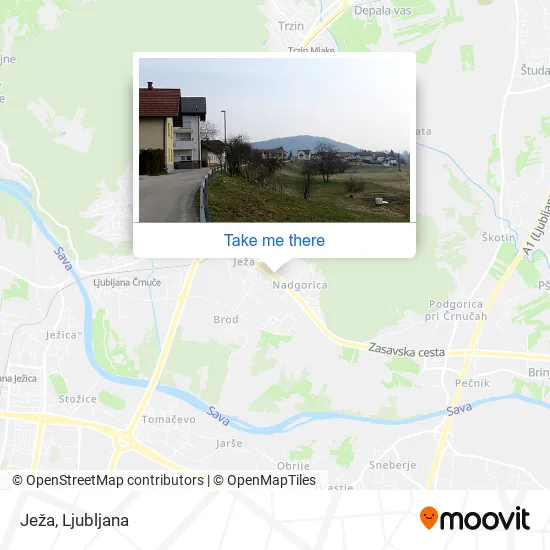 Ježa map
