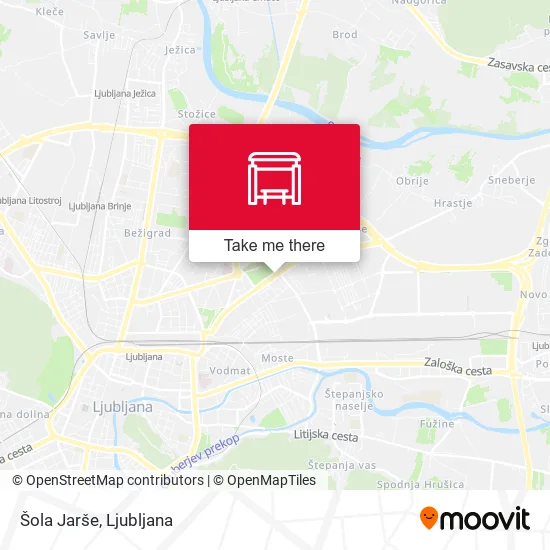 Šola Jarše map