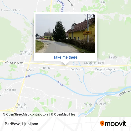 Beričevo map