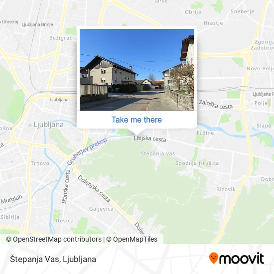 Štepanja Vas map