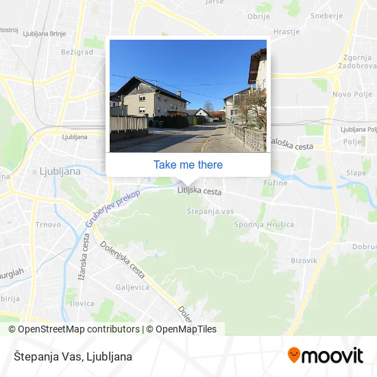 Štepanja Vas map