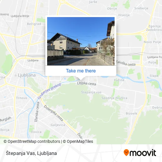 Štepanja Vas map