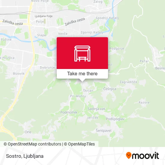 Sostro map